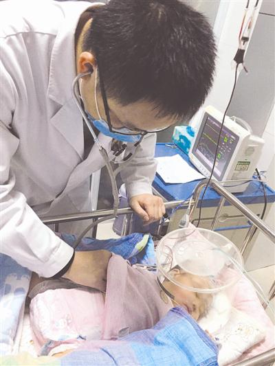 广元市第四人民医院内，该患儿在接受治疗